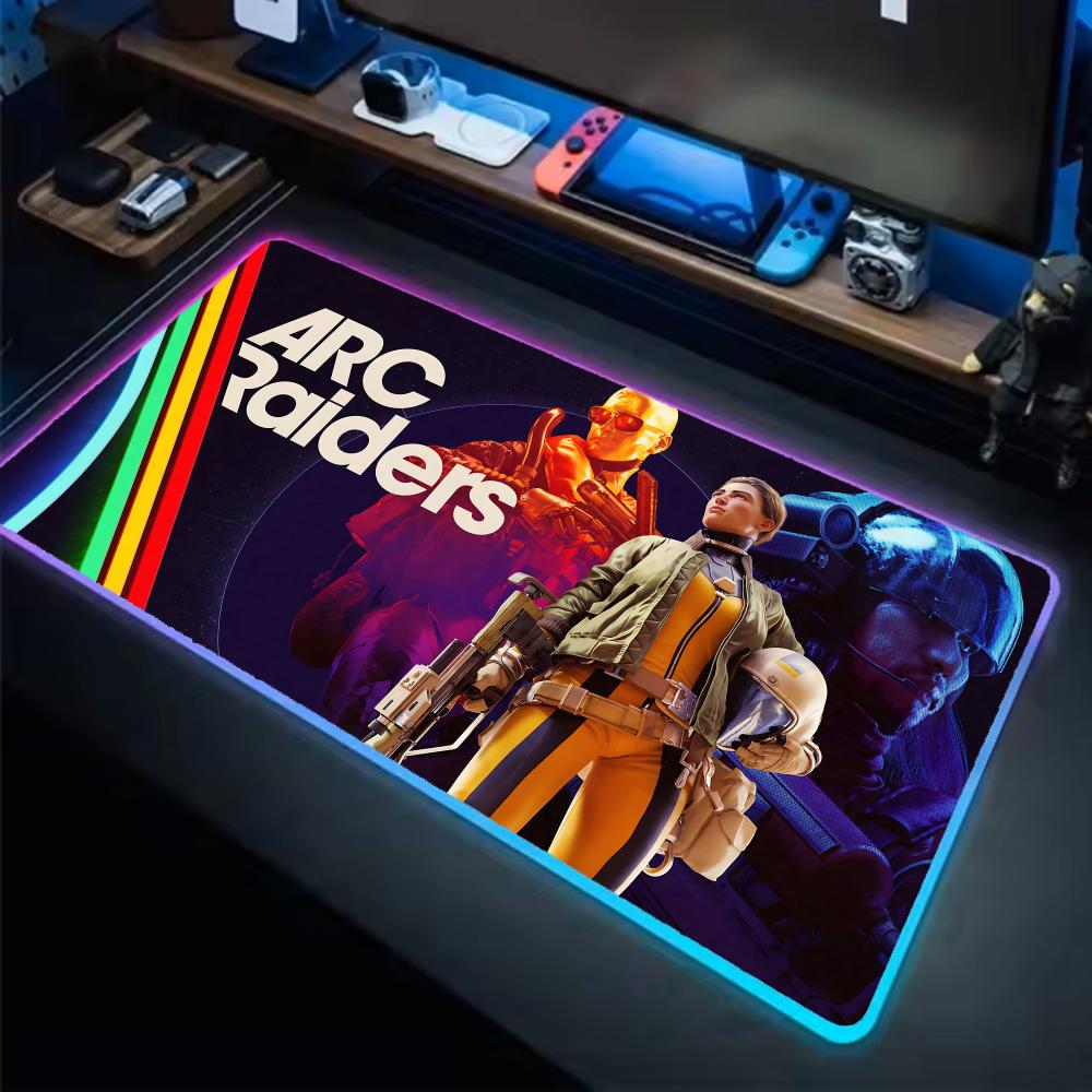 Desk Setup Rgb - ARC Raiders Mouse Pad Anime Gaming