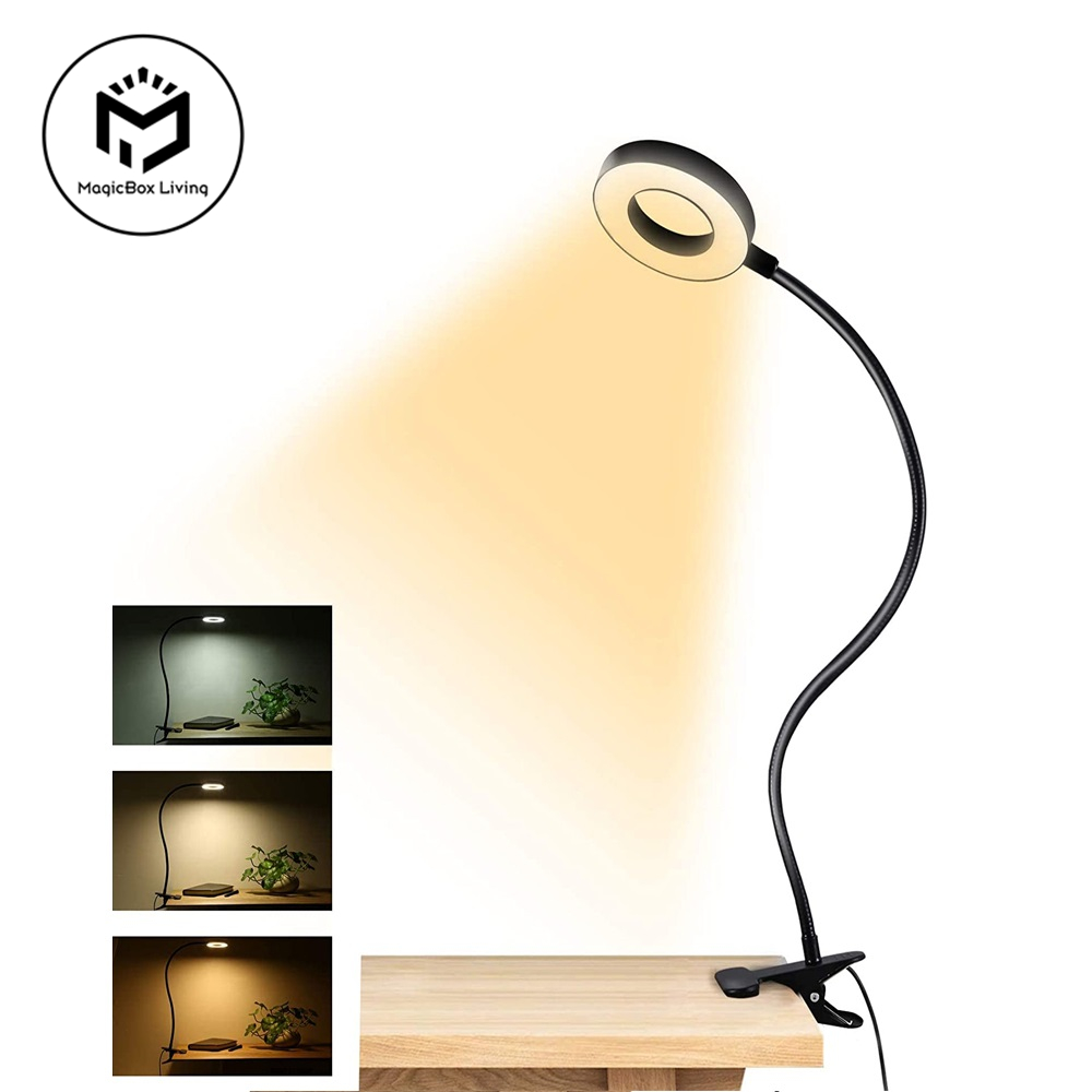 Desk Setup Tech - 48 LEDs Clip on Desk Lamp