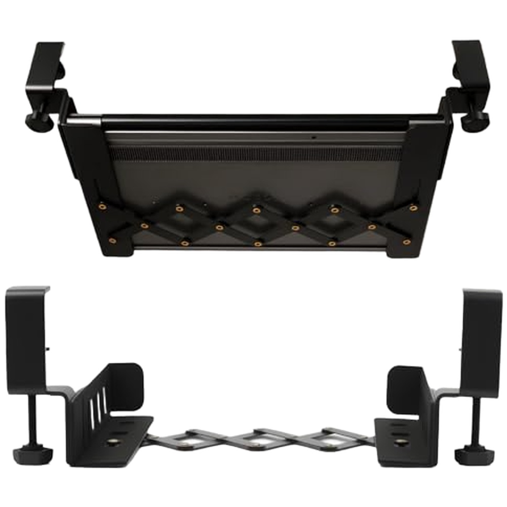 Desk Setup For 2 Laptops - Adjustable Steel Under Desk For Laptop