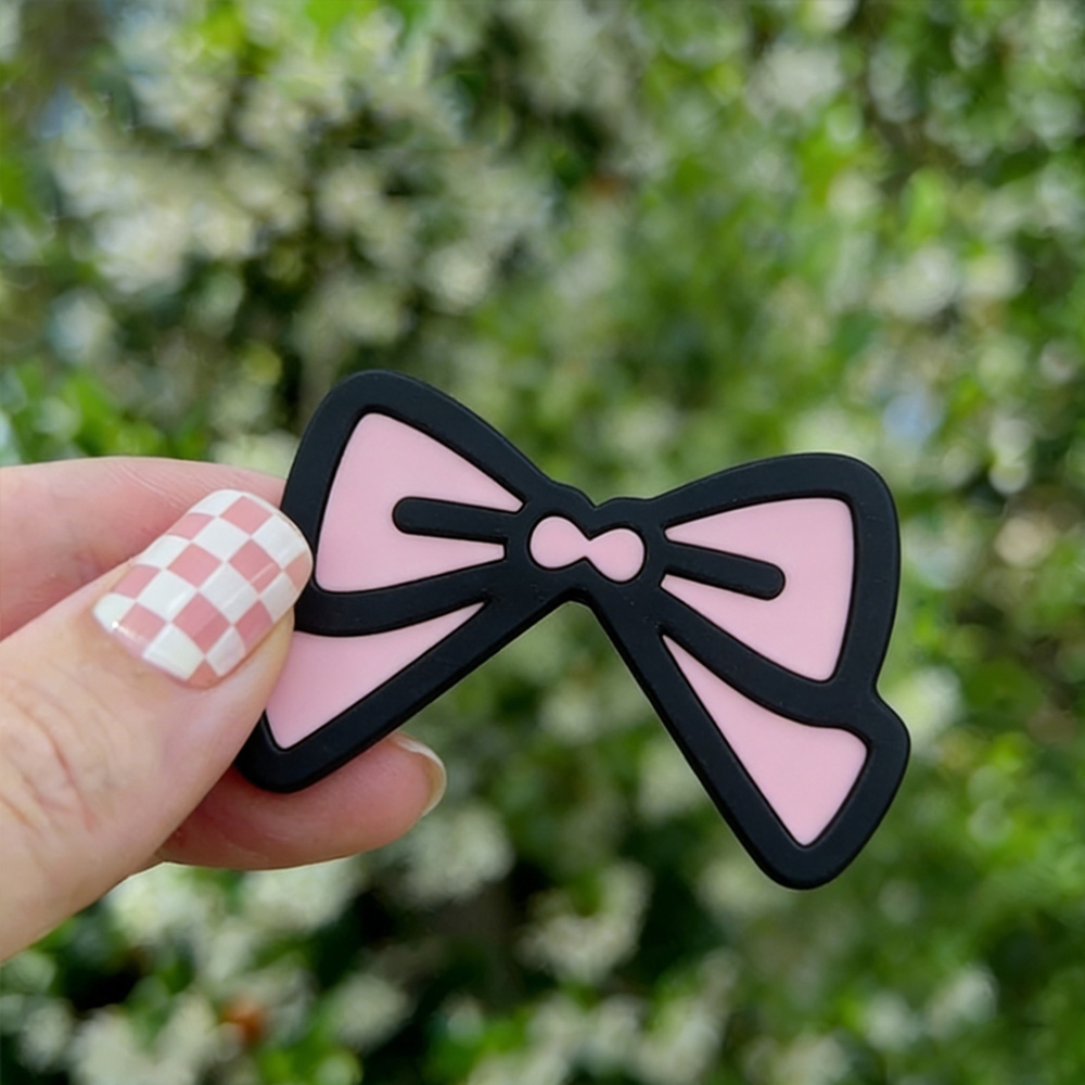 Desk Setup No Monitor - Cute Pink Bow Monitor Decor Kawaii