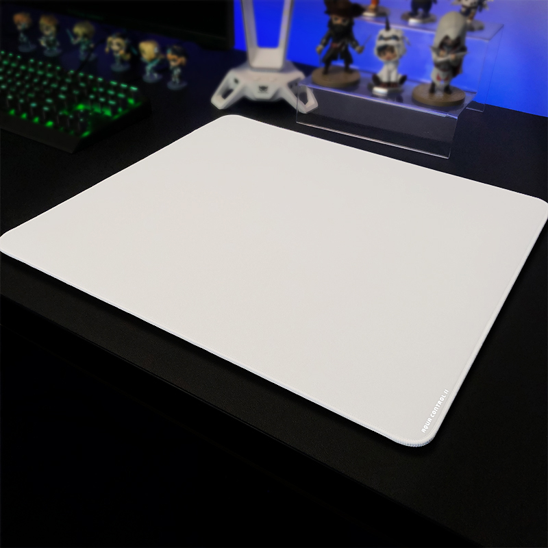 Desk Setup Black And White - 450x400x4mm X-Raypad Aqua Control 2 Mouse