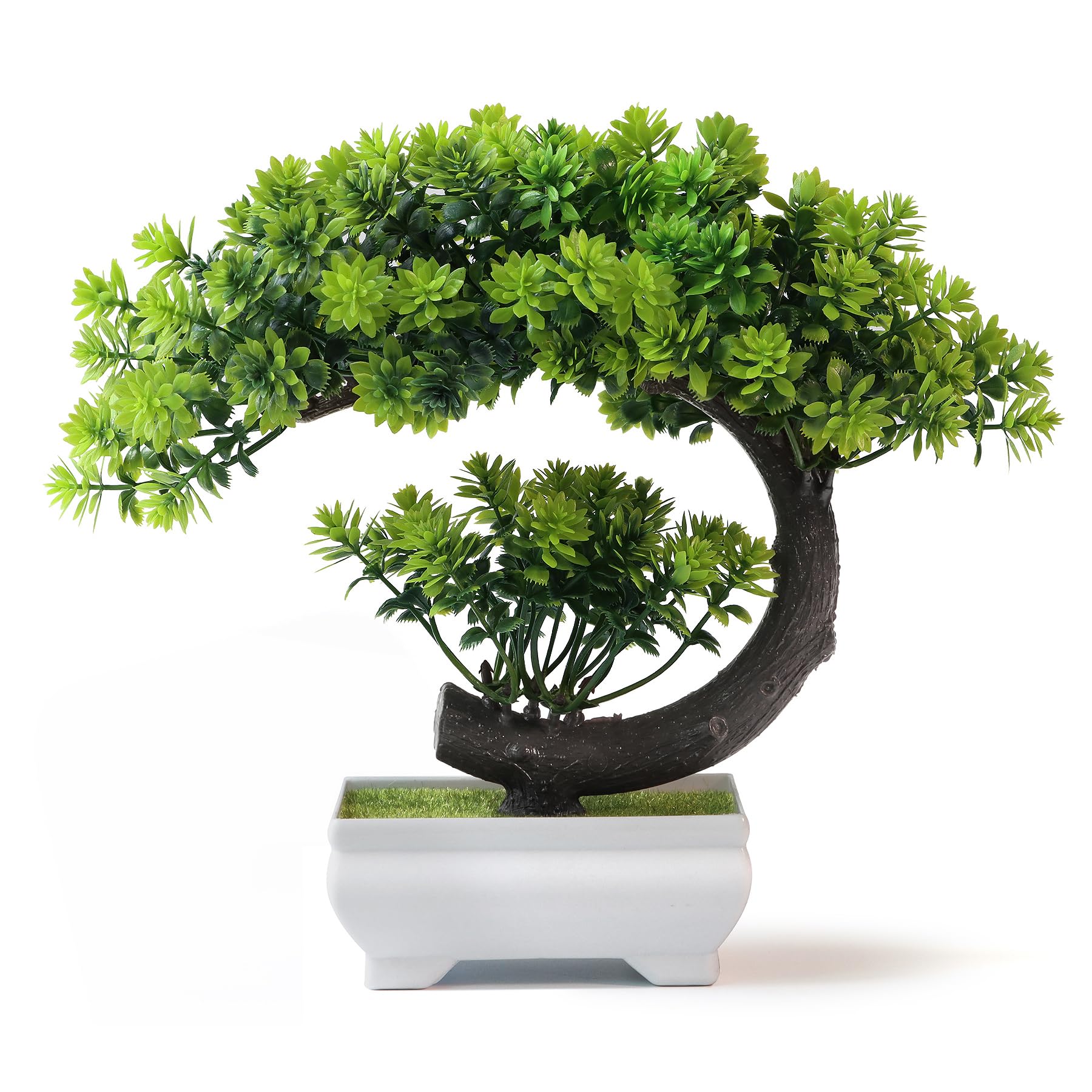 Desk Setup Plant - Uflower Small Artificial Plants Greenery Plastic