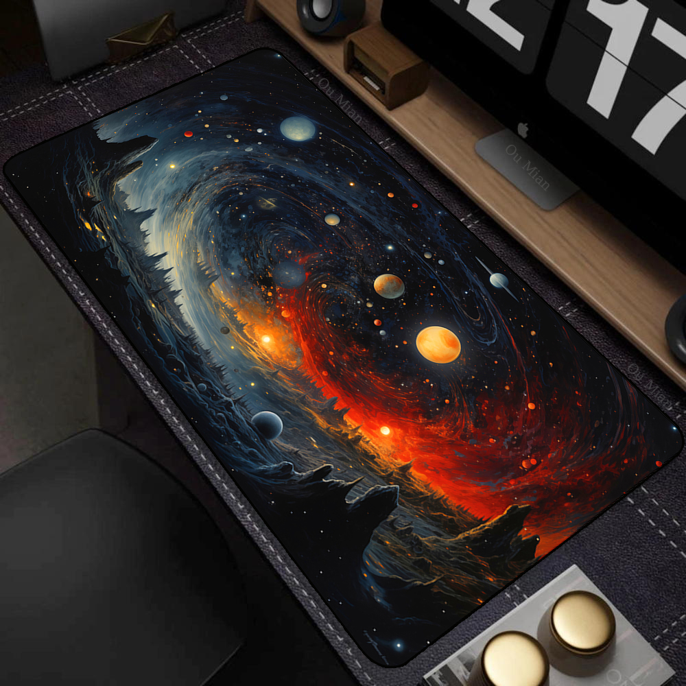 Desk Setup Pc And Laptop - Extended Gaming Mouse Pad Desk Mat