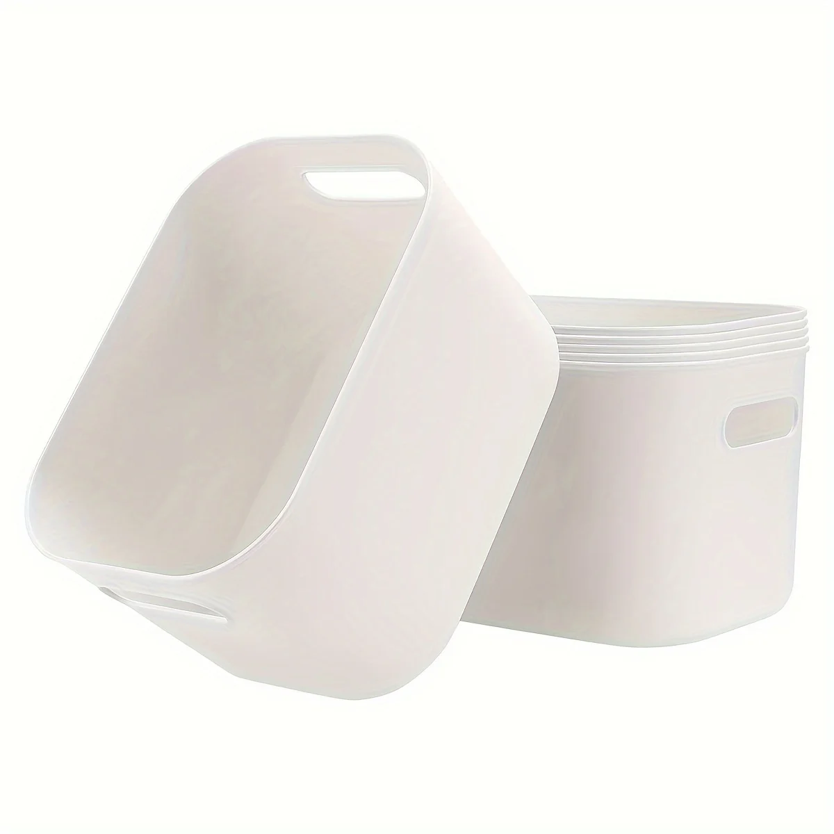 Desk Setup Organizer - Multifunctional Stackable Storage Bin 4-Piece Set,