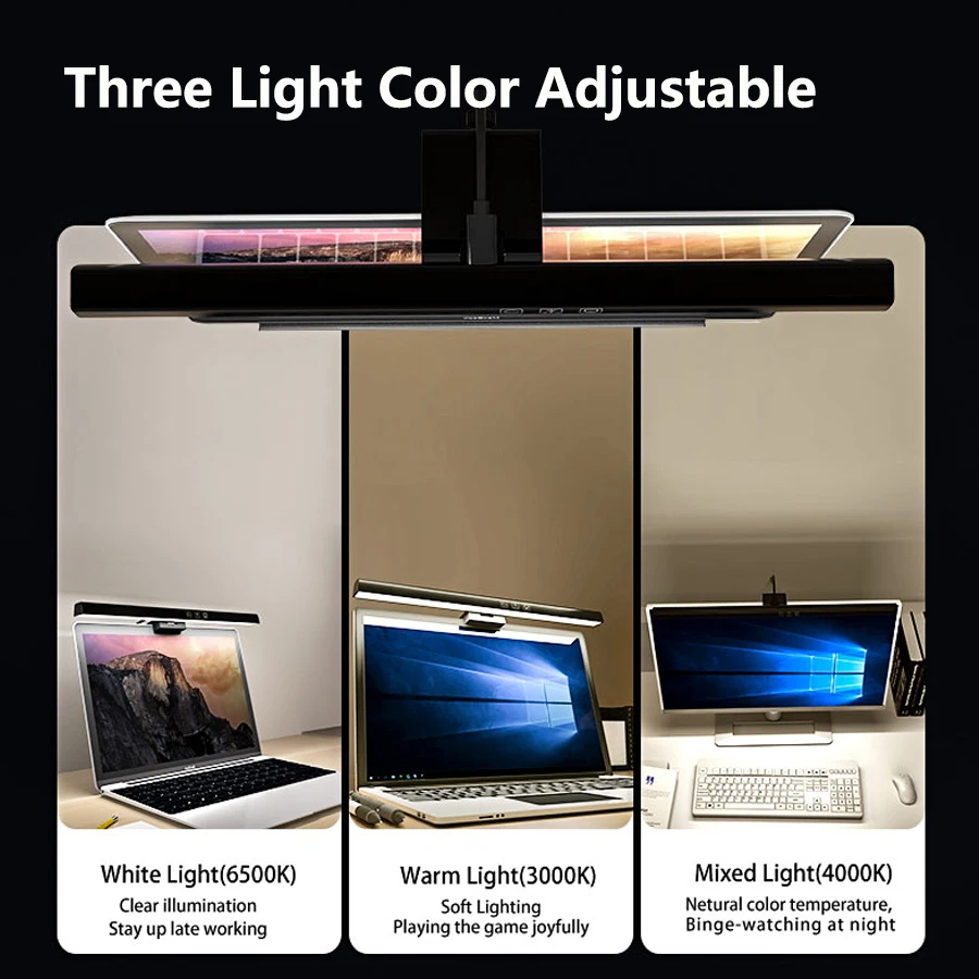 LED Monitor Light Bar 33cm 50c - Desk Setup No Monitor ulasan dan harga