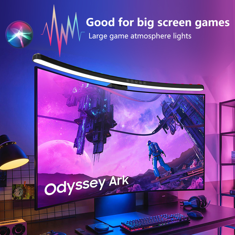RGB Light Bar Monitor Smart Wi - Desk Setup No Monitor ulasan dan harga