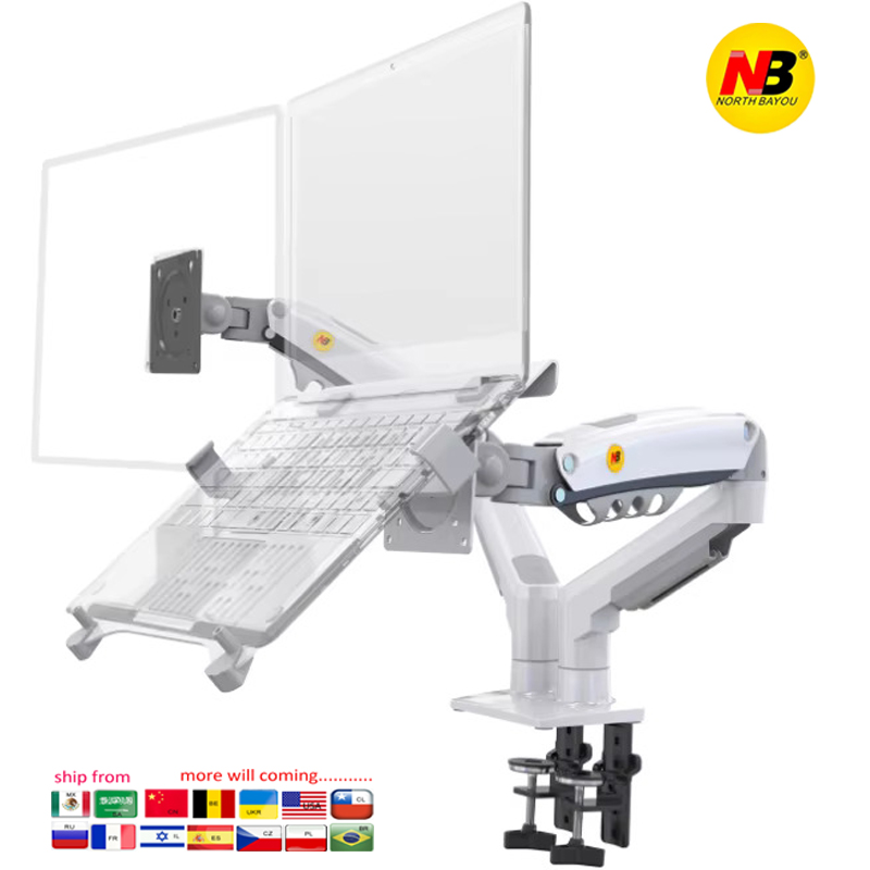 Desktop NB F160 + FP-2 Gas Spr - Dual Monitor Desk Setup ulasan dan harga