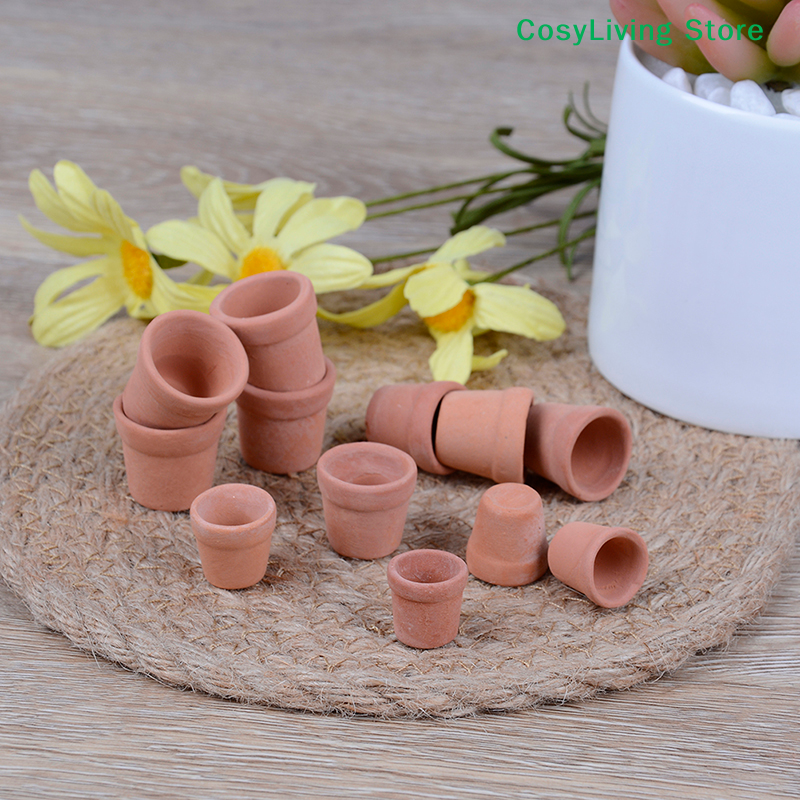 12Pcs/Set 1:12 Miniature Handm - Desk Setup Plant ulasan dan harga