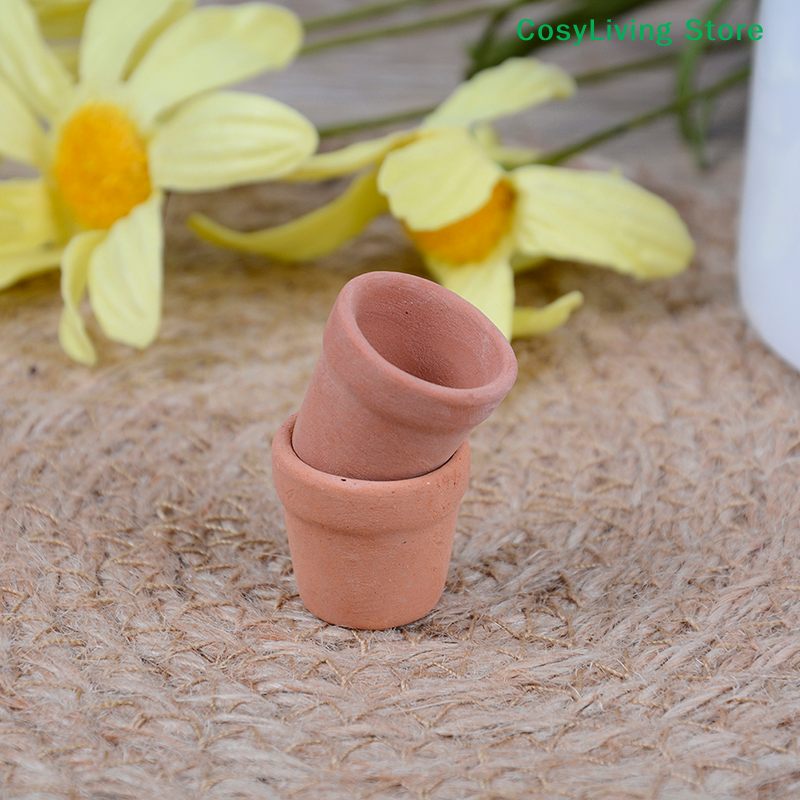 12Pcs/Set 1:12 Miniature Handm - Desk Setup Plant ulasan dan harga