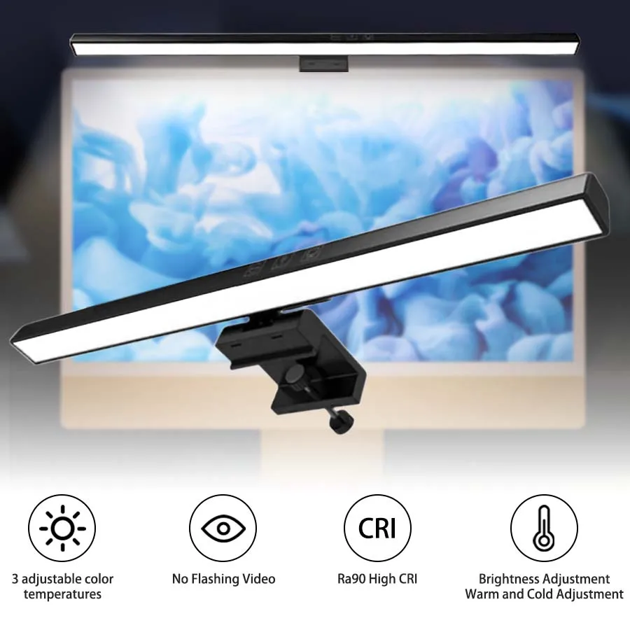 LED 33cm 50cm Monitor Light Ba - Desk Setup No Monitor ulasan dan harga