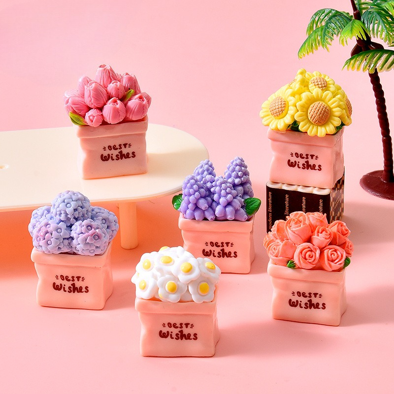 Mini Flower Pot Plant Sunflowe - Desk Setup Plant ulasan dan harga