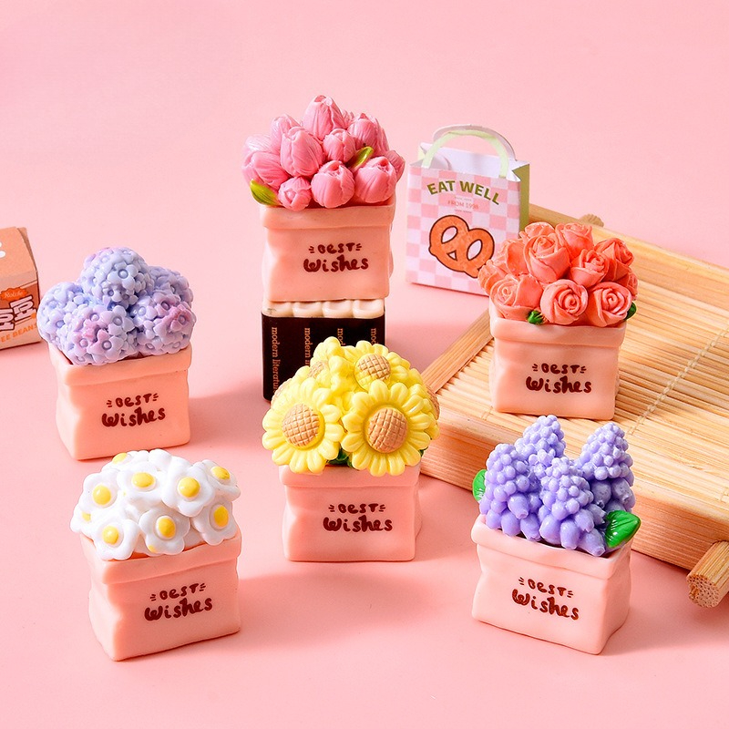 Mini Flower Pot Plant Sunflowe - Desk Setup Plant ulasan dan harga
