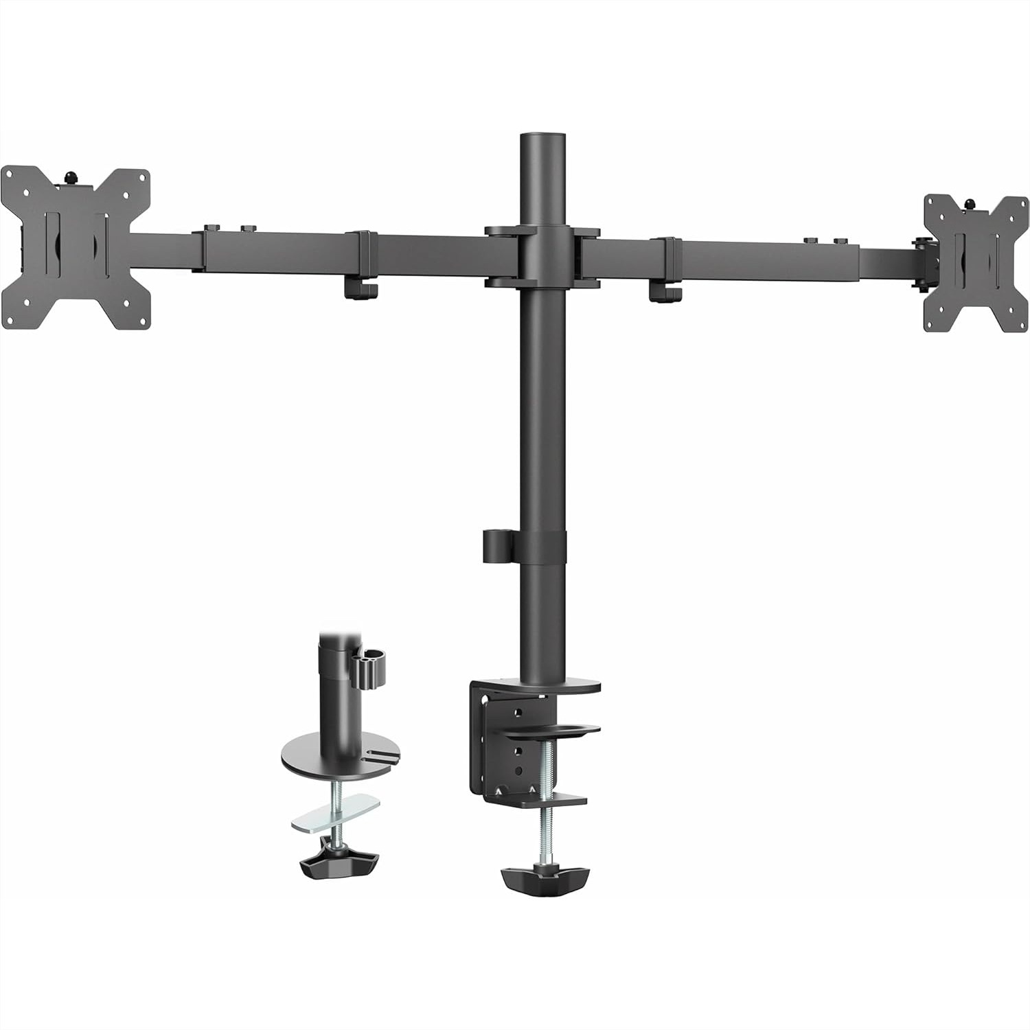 Dual Monitor Desk Mount for 27 - Desk Setup Reference ulasan dan harga
