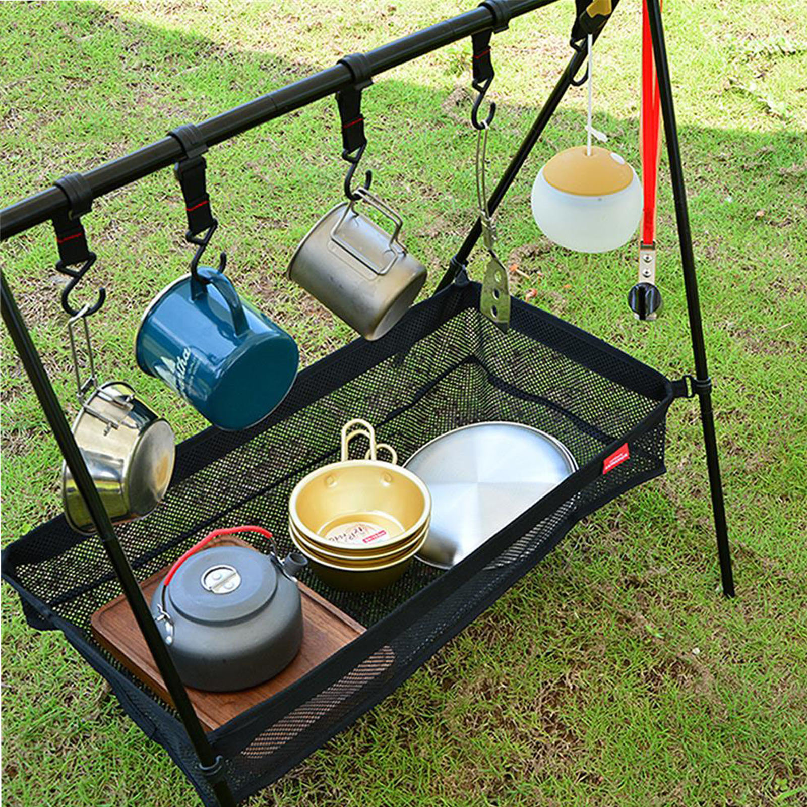 Picnic Under Table Storage Bag - Desk Setup Organizer ulasan dan harga