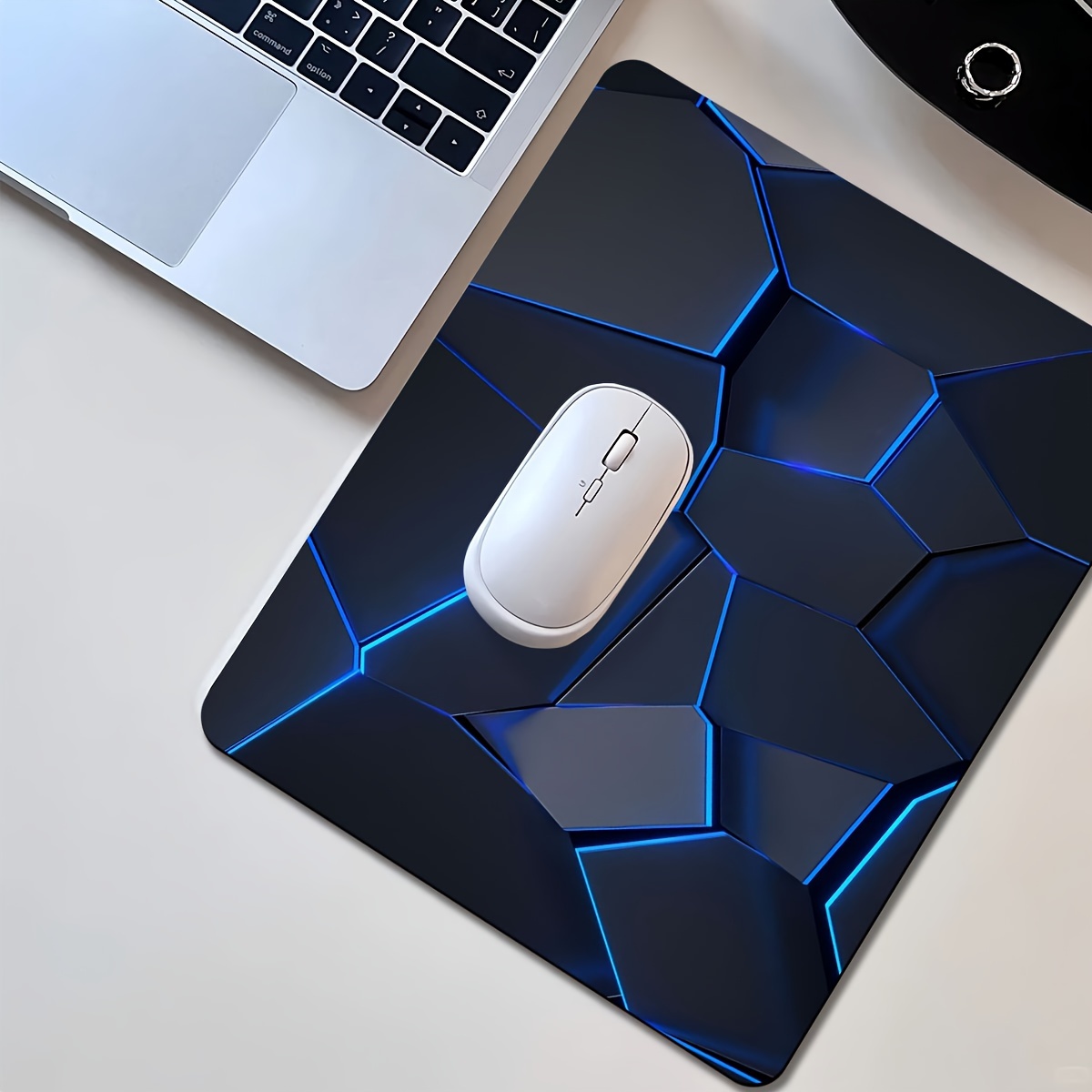 Line Geometry RGB Mouse pad la - Desk Setup Rgb ulasan dan harga