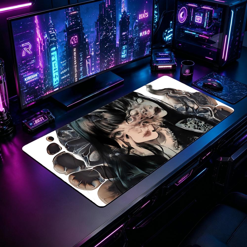 Gaming Mouse Pad JJunji Ito Co - Desk Setup Pc And Laptop ulasan dan harga