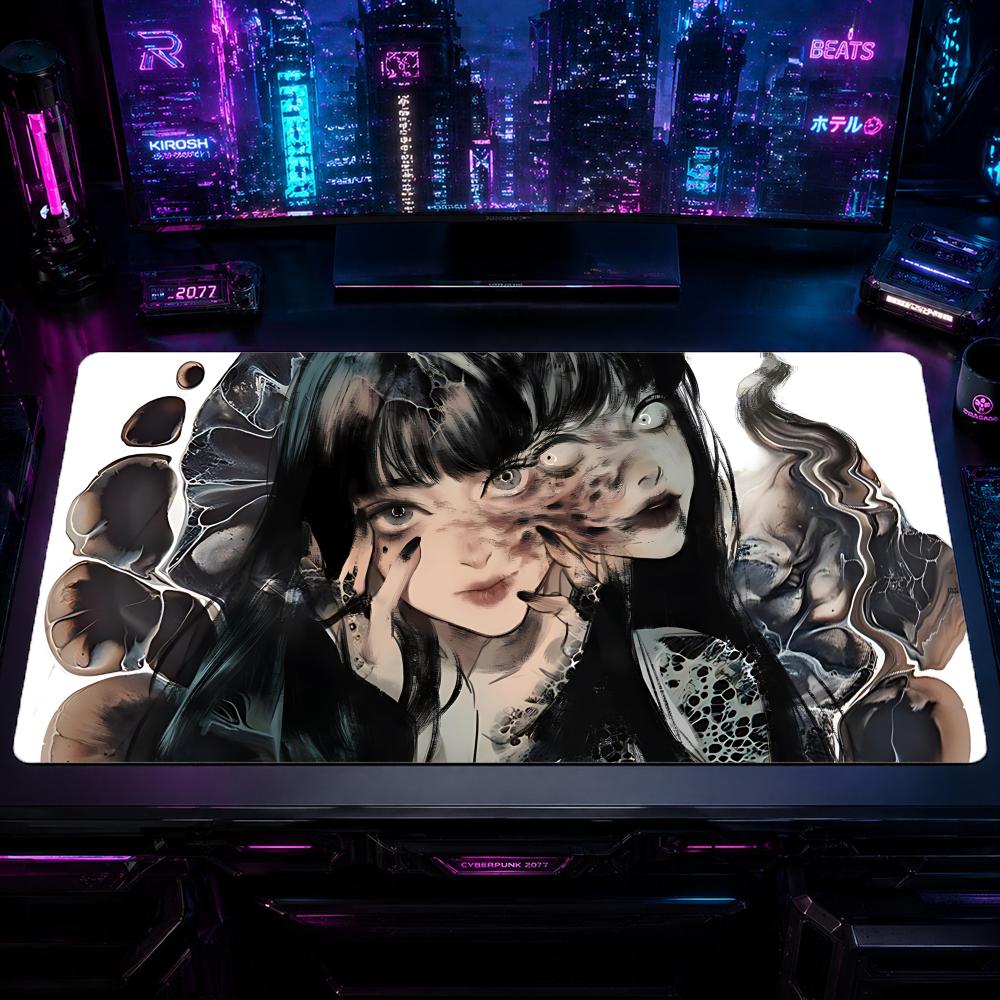 Gaming Mouse Pad JJunji Ito Co - Desk Setup Pc And Laptop ulasan dan harga