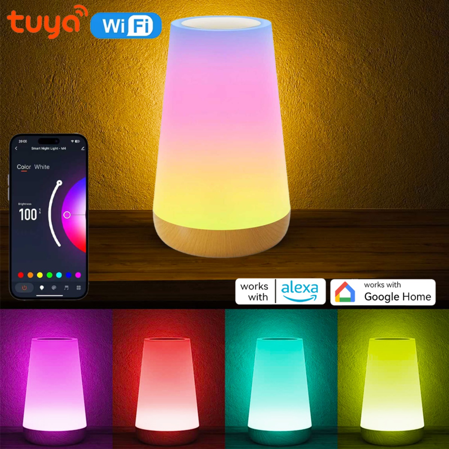 USB Rechargeable Tuya WiFi Sma - Desk Setup Rgb ulasan dan harga