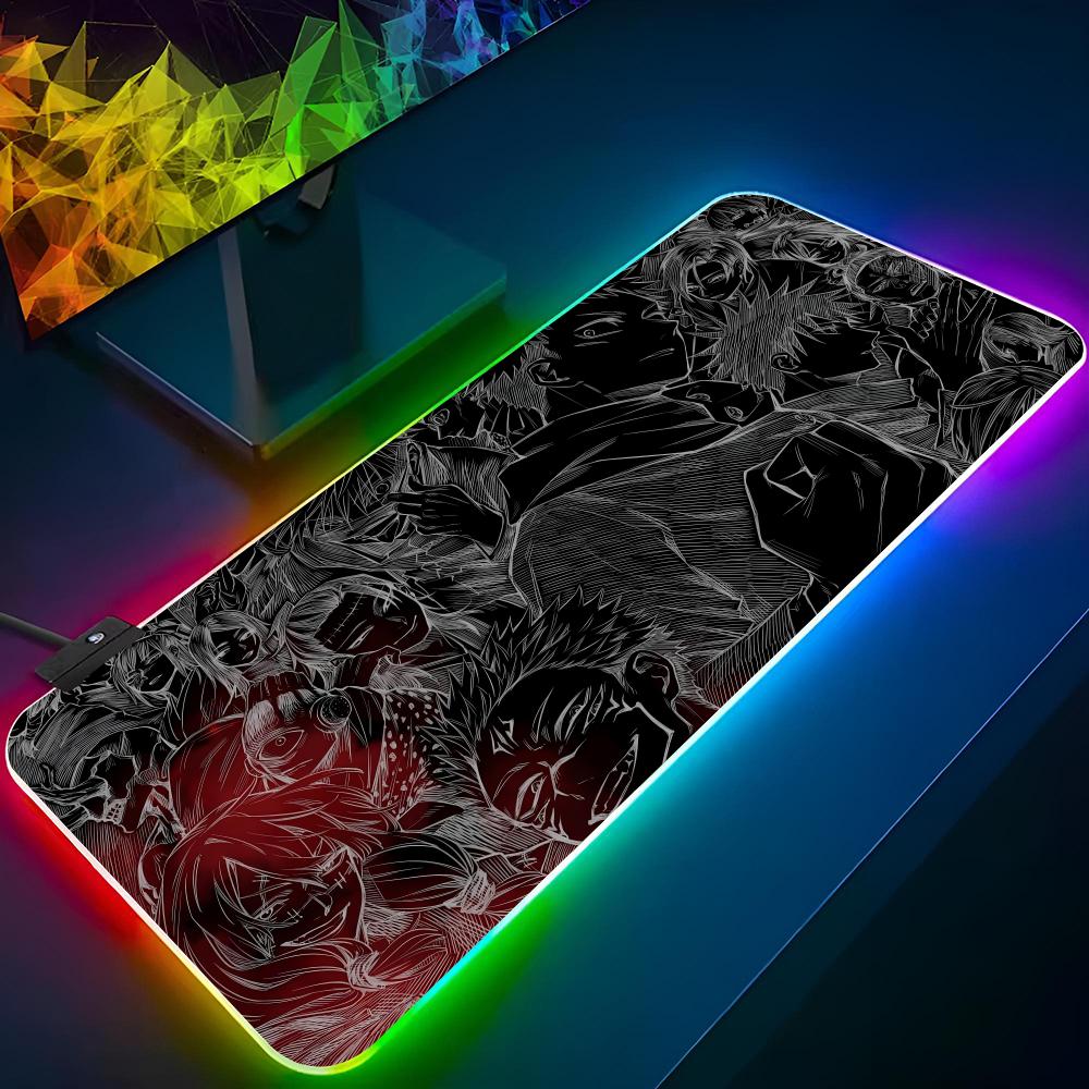 Anime J-jujutsu K-kaisen Mouse - Desk Setup Rgb ulasan dan harga