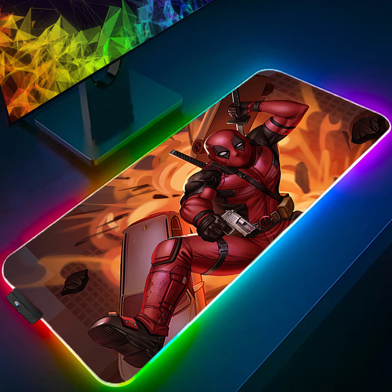 LED Mouse Pad Gaming Backlight - Desk Setup Rgb ulasan dan harga