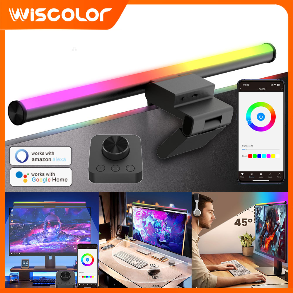 Screen Hanging Lamp Monitor Li - Desk Setup No Monitor ulasan dan harga