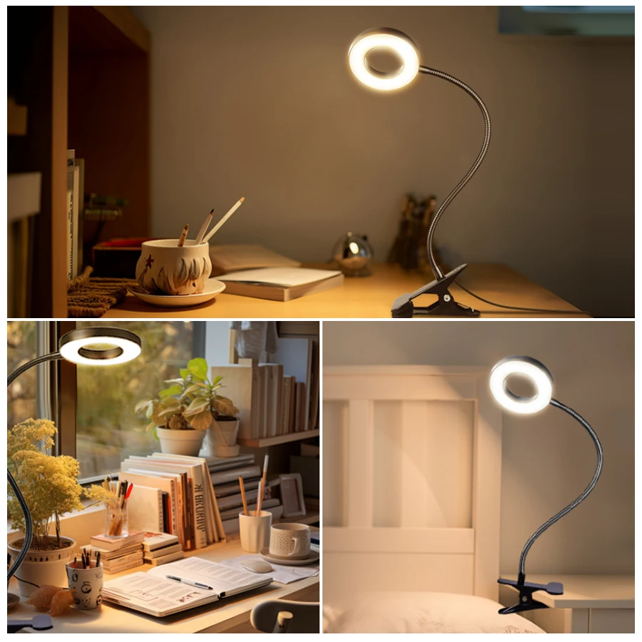 LED Desk Lamp Clip Light Recha - Desk Setup Tech ulasan dan harga