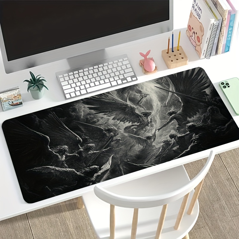 Epic Angel War Scene Extended  - Desk Setup Black And White ulasan dan harga