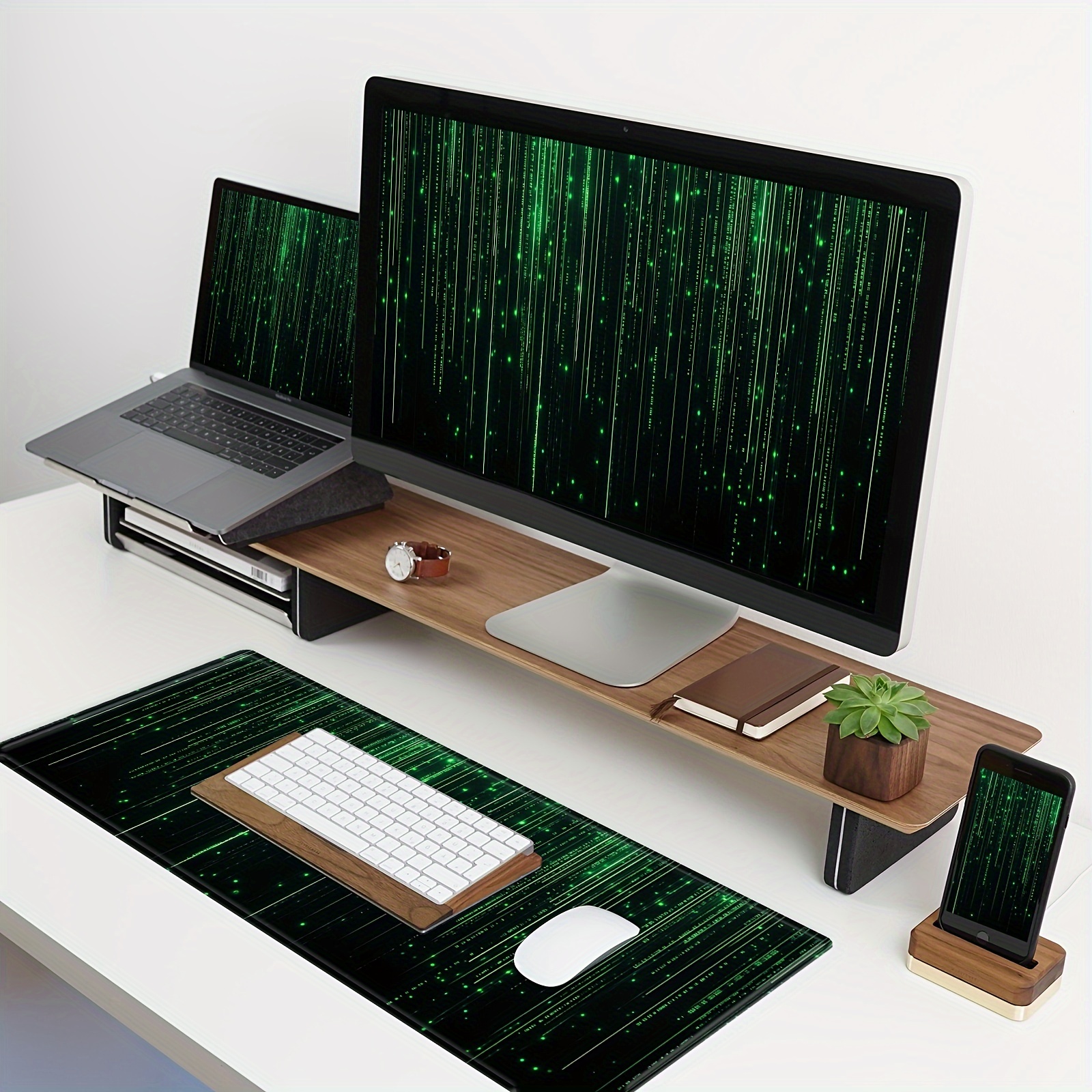 Large Green Code Gaming Mouse  - Desk Setup Coding ulasan dan harga