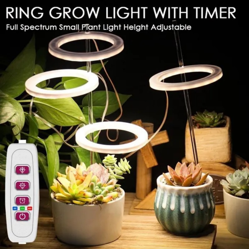 1/2/3 Rings Full Spectrum Plan - Desk Setup Plant ulasan dan harga