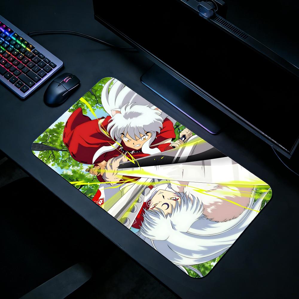 Gaming Mouse Pad Anime IInuyas - Desk Setup Pc And Laptop ulasan dan harga