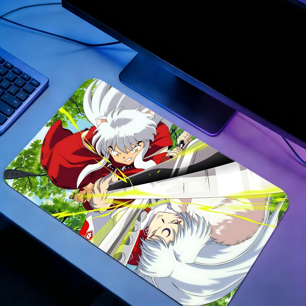 Gaming Mouse Pad Anime IInuyas - Desk Setup Pc And Laptop ulasan dan harga