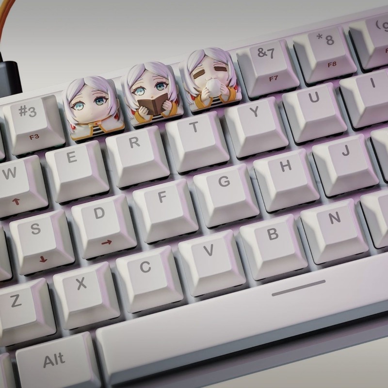 Frieren Anime 3D Printed Resin - Desk Setup With Tv ulasan dan harga