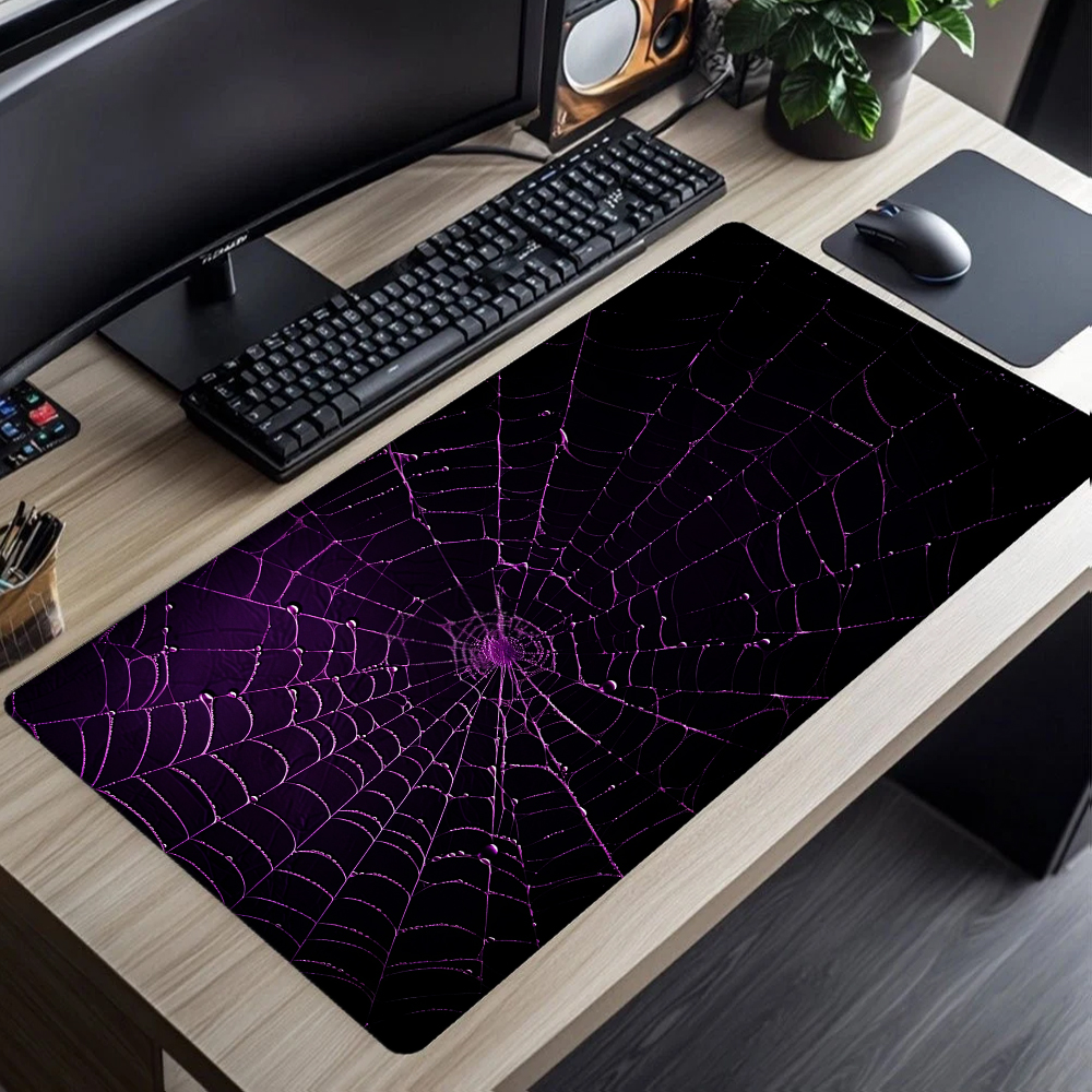 Abstract Black White Mouse Pad - Desk Setup Black And White ulasan dan harga