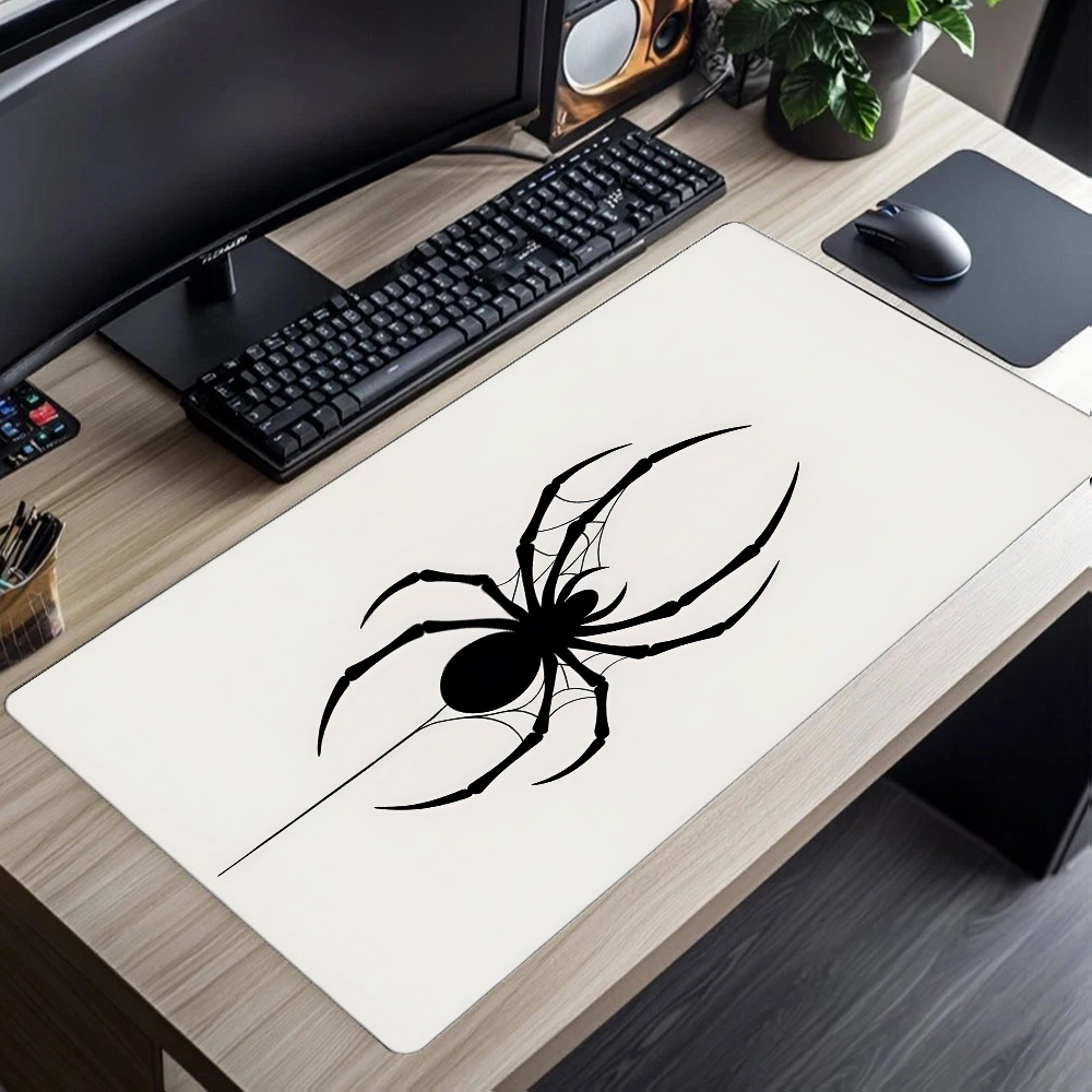 Abstract Black White Mouse Pad - Desk Setup Black And White ulasan dan harga