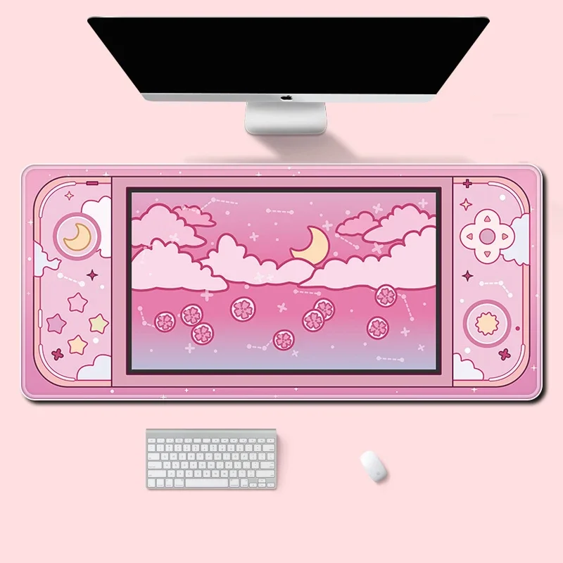 Moon and Stars Large Desk Mat  - Desk Setup Tech ulasan dan harga
