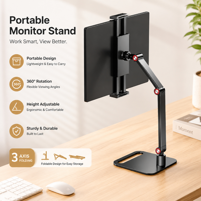 Expandable Portable Monitor Mo - Desk Setup Tech ulasan dan harga