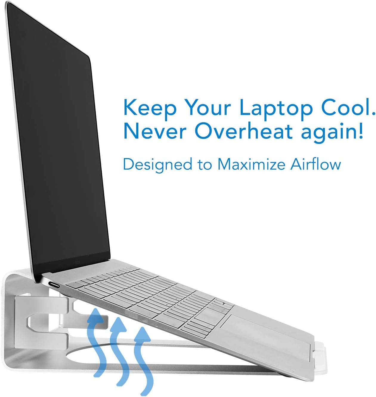 Vertical Laptop Stand for Desk - Desk Setup For 2 Laptops ulasan dan harga