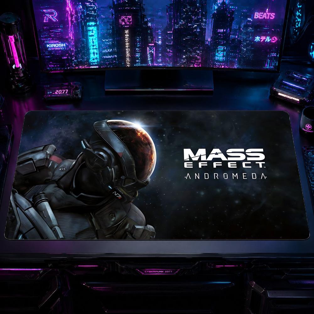 Gaming Mouse Pad MMass Effect  - Desk Setup Pc And Laptop ulasan dan harga