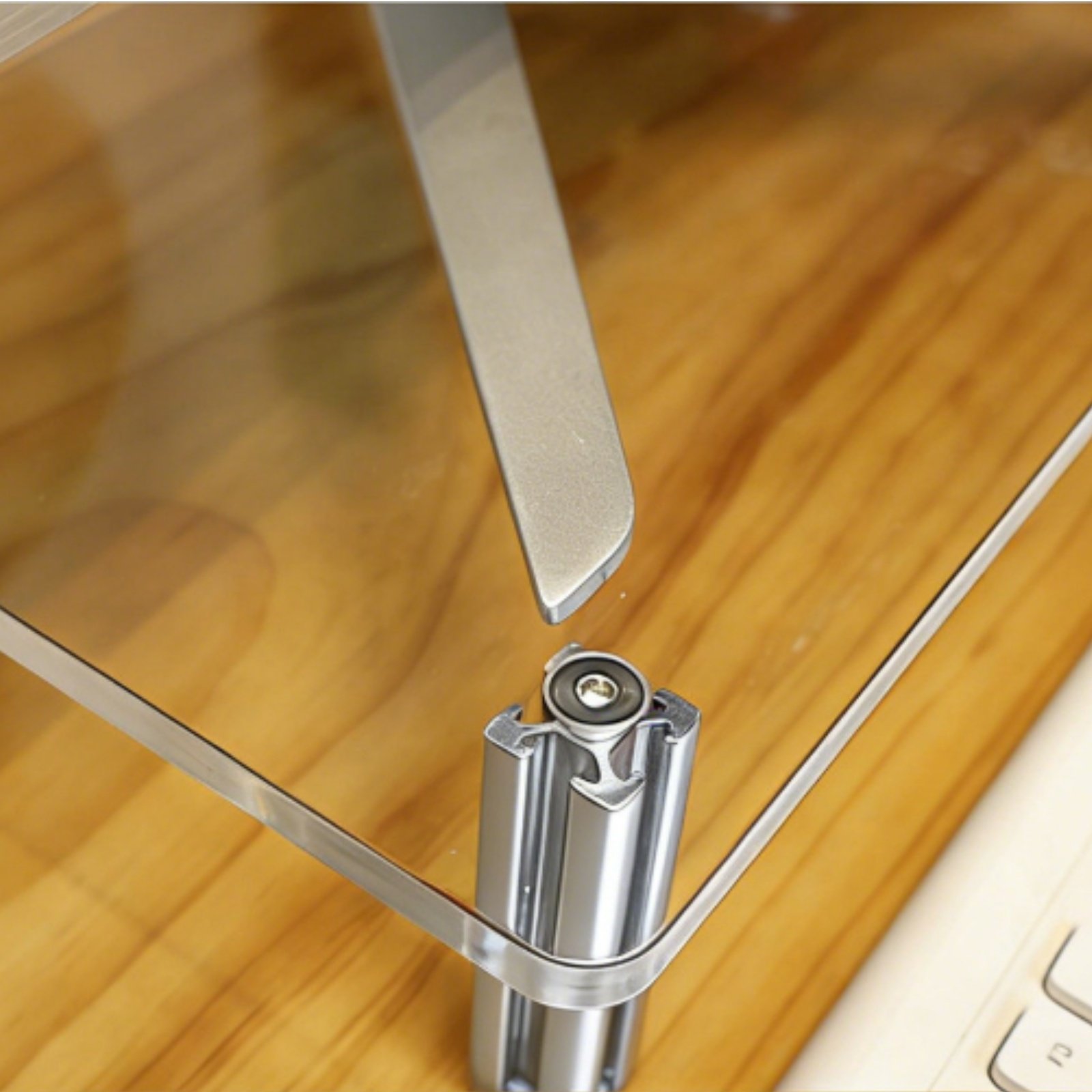 Acrylic Monitor Stand Easy to  - Desk Setup Organizer ulasan dan harga