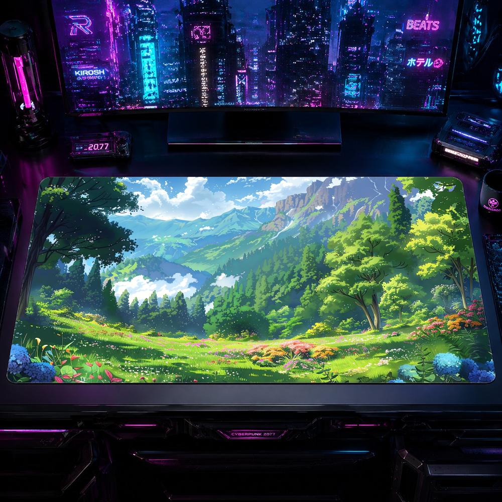Nature MMountains and forestse - Desk Setup Pc And Laptop ulasan dan harga