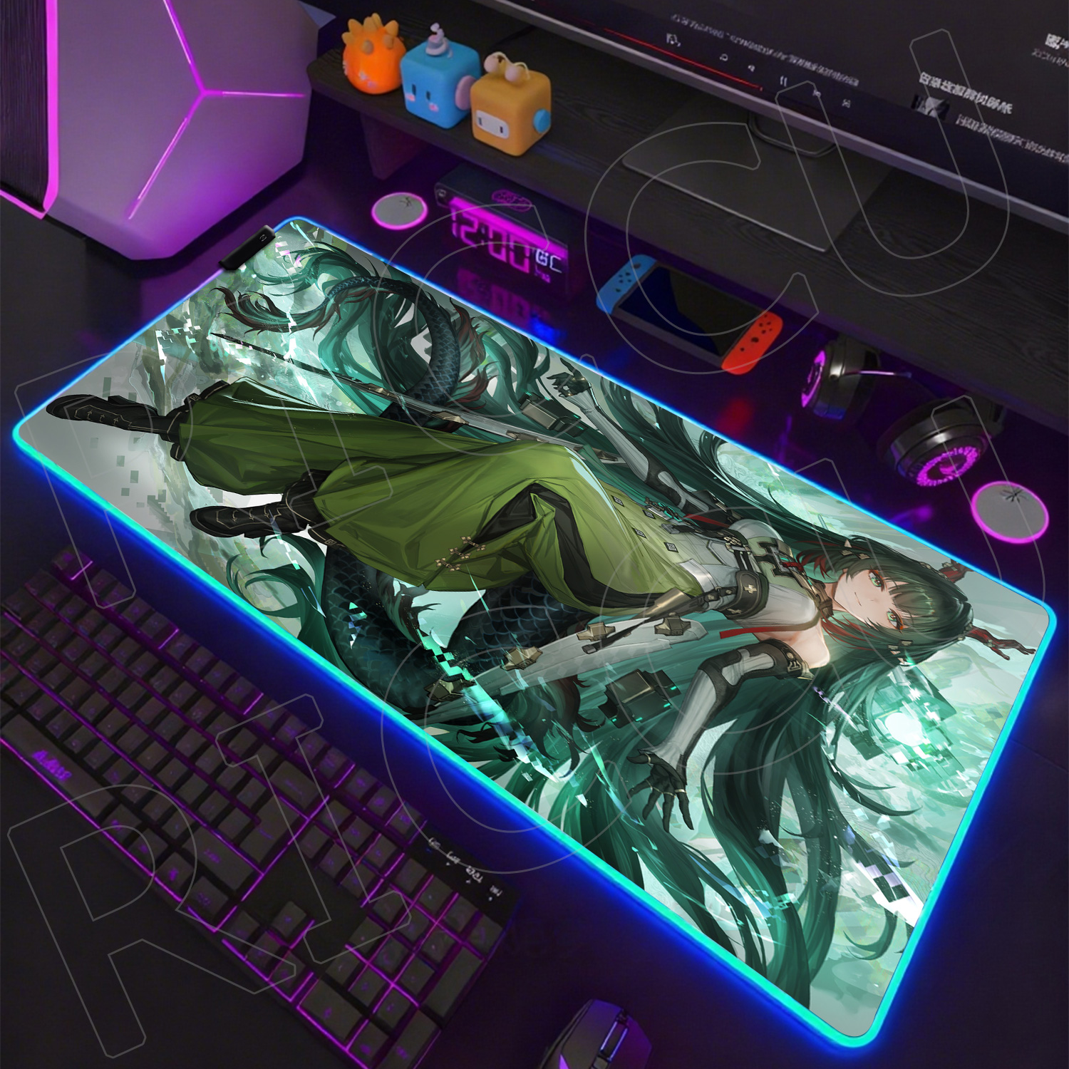 RGB HD XXL Arknights Endfield  - Desk Setup Rgb ulasan dan harga