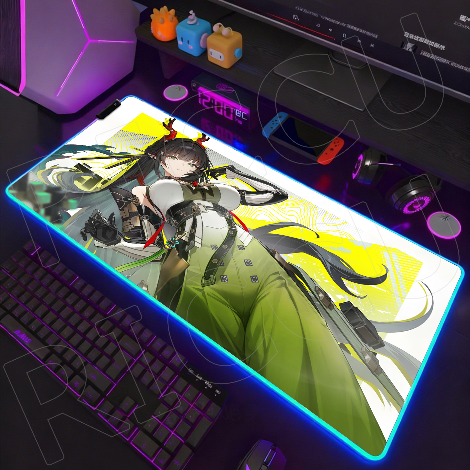 RGB HD XXL Arknights Endfield  - Desk Setup Rgb ulasan dan harga