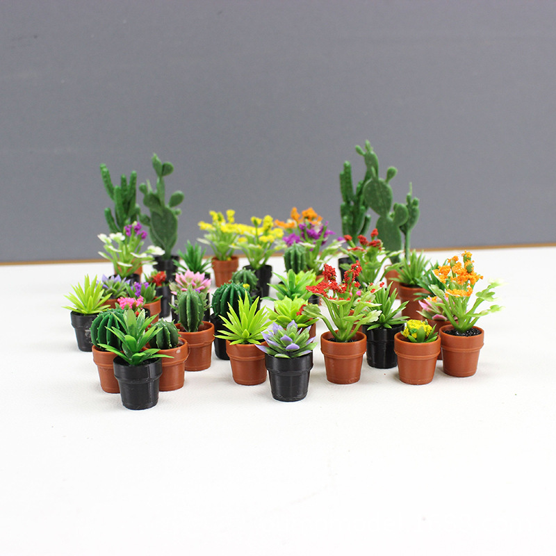 Mini Simulated Plants Cactus S - Desk Setup Plant ulasan dan harga