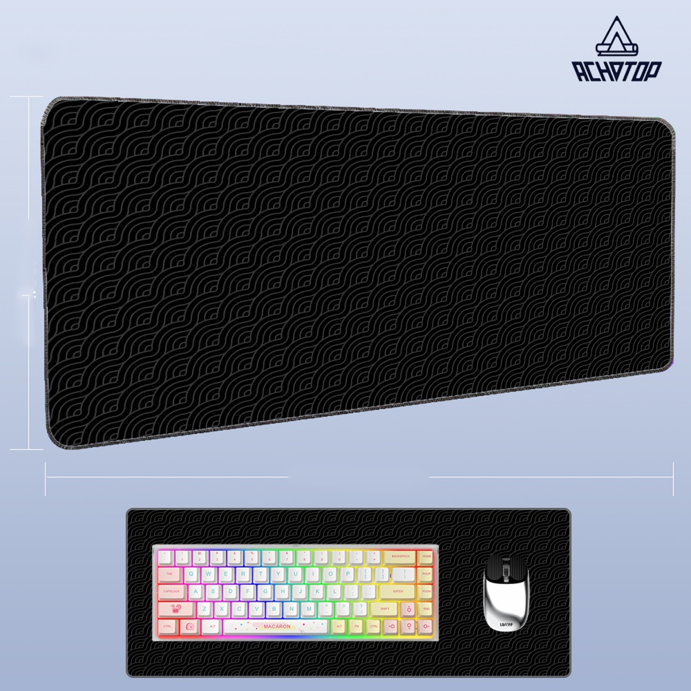 Mousepads Large Anime Mouse Pa - Desk Setup Black And White ulasan dan harga