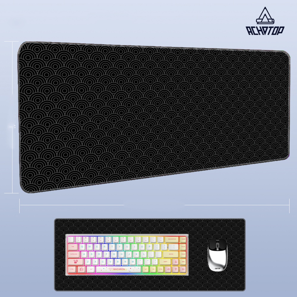 Mousepads Large Anime Mouse Pa - Desk Setup Black And White ulasan dan harga