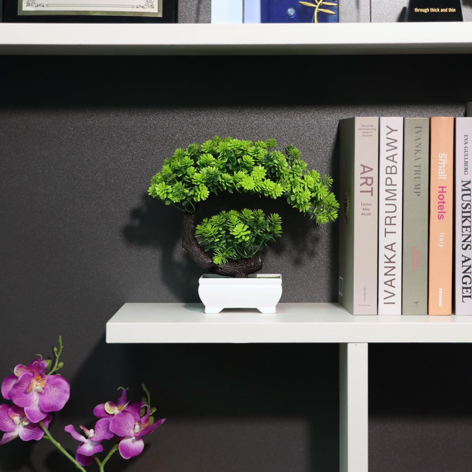 Uflower Small Artificial Plant - Desk Setup Plant ulasan dan harga