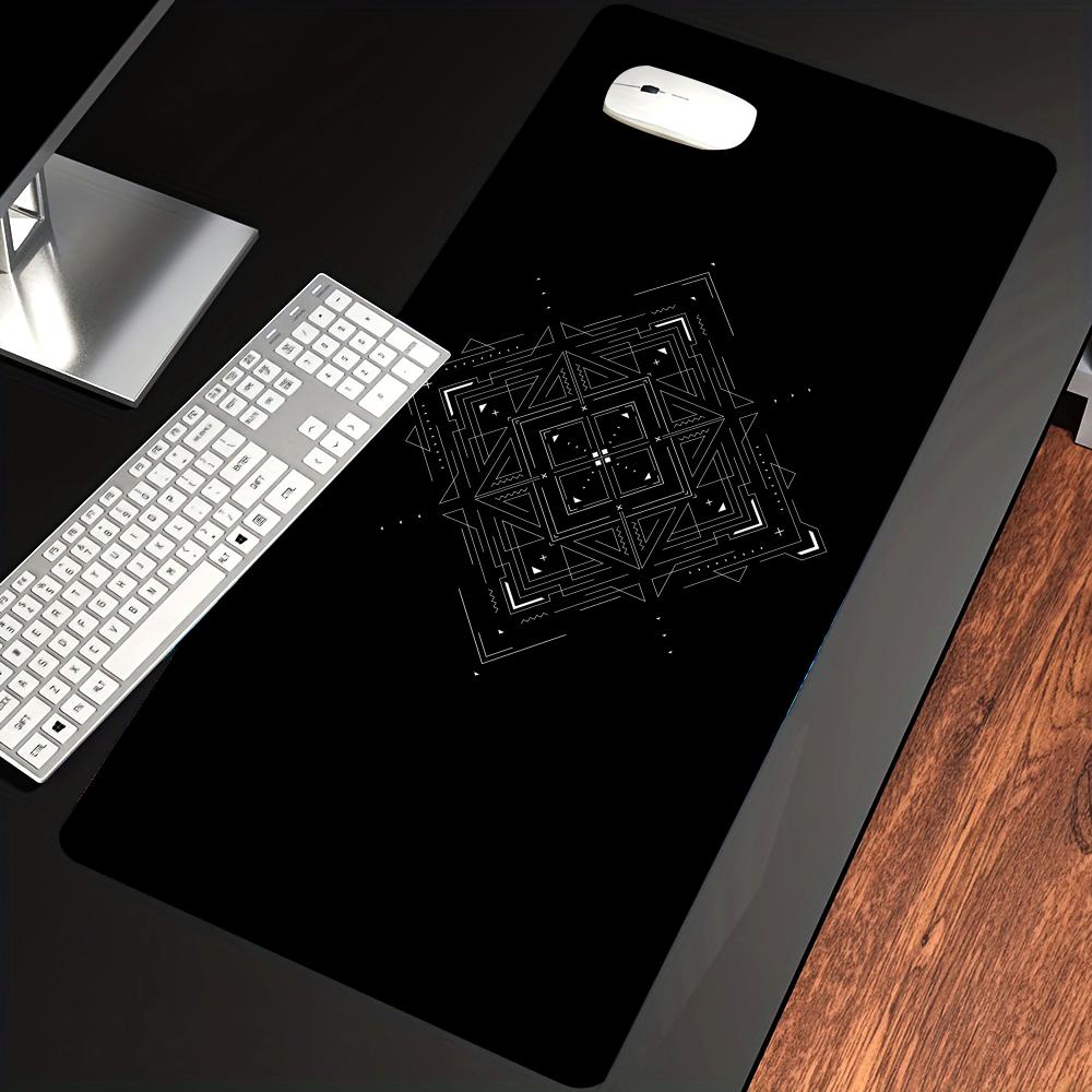 HYBXAXC Black White Geometric  - Desk Setup Black And White ulasan dan harga