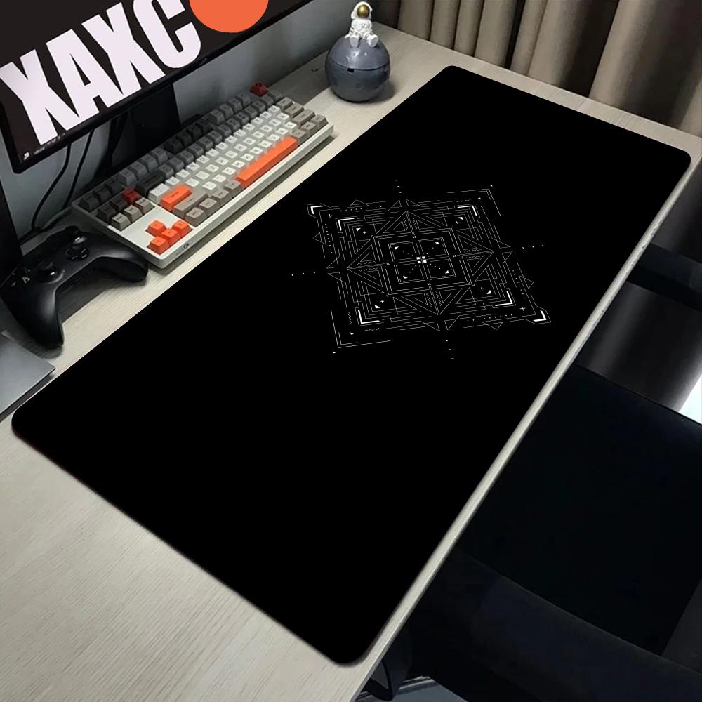 HYBXAXC Black White Geometric  - Desk Setup Black And White ulasan dan harga