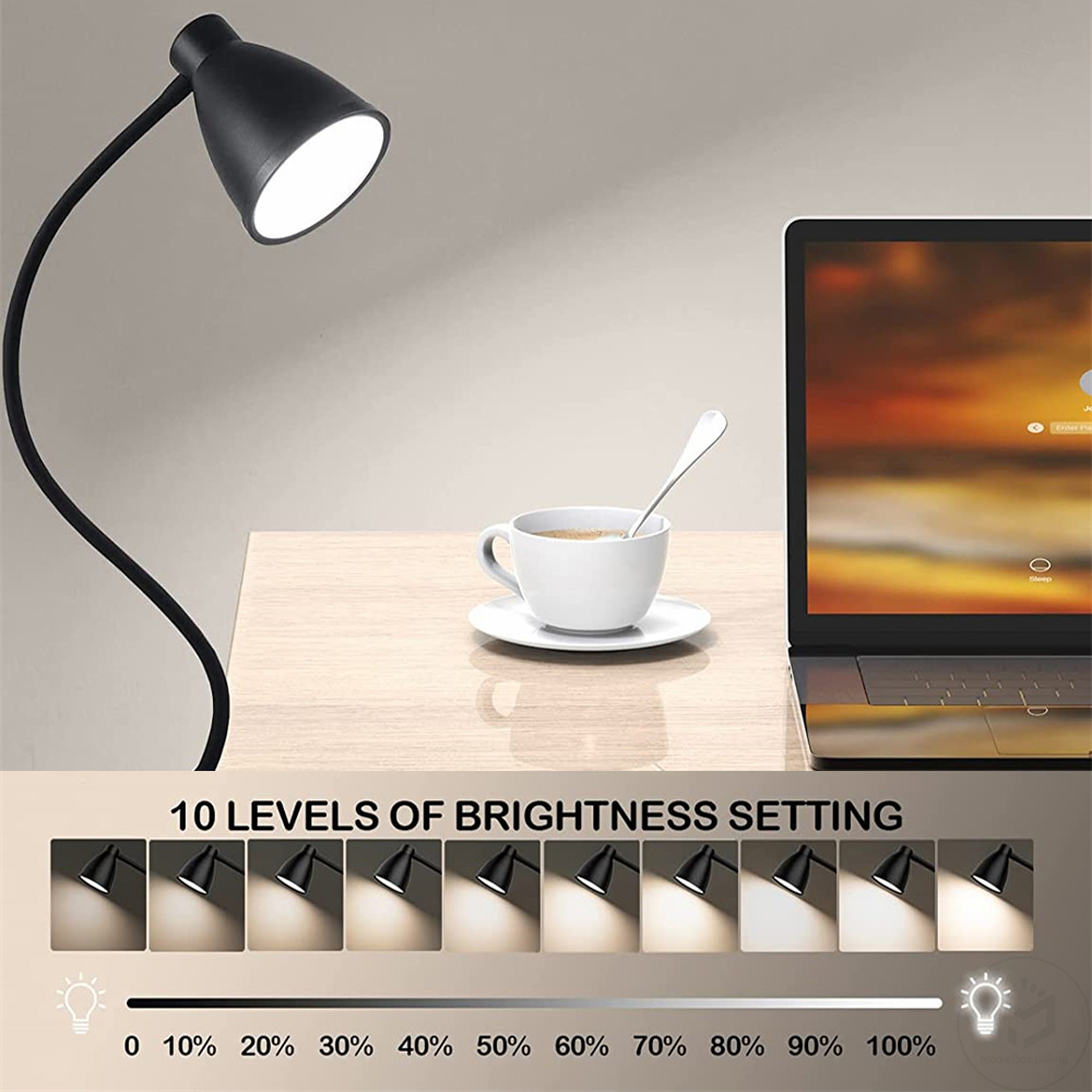 Desk Lamp Reading Light 3 Colo - Desk Setup Tech ulasan dan harga