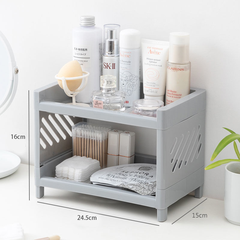 Desktop Storage Rack Multi-Lay - Desk Setup Organizer ulasan dan harga